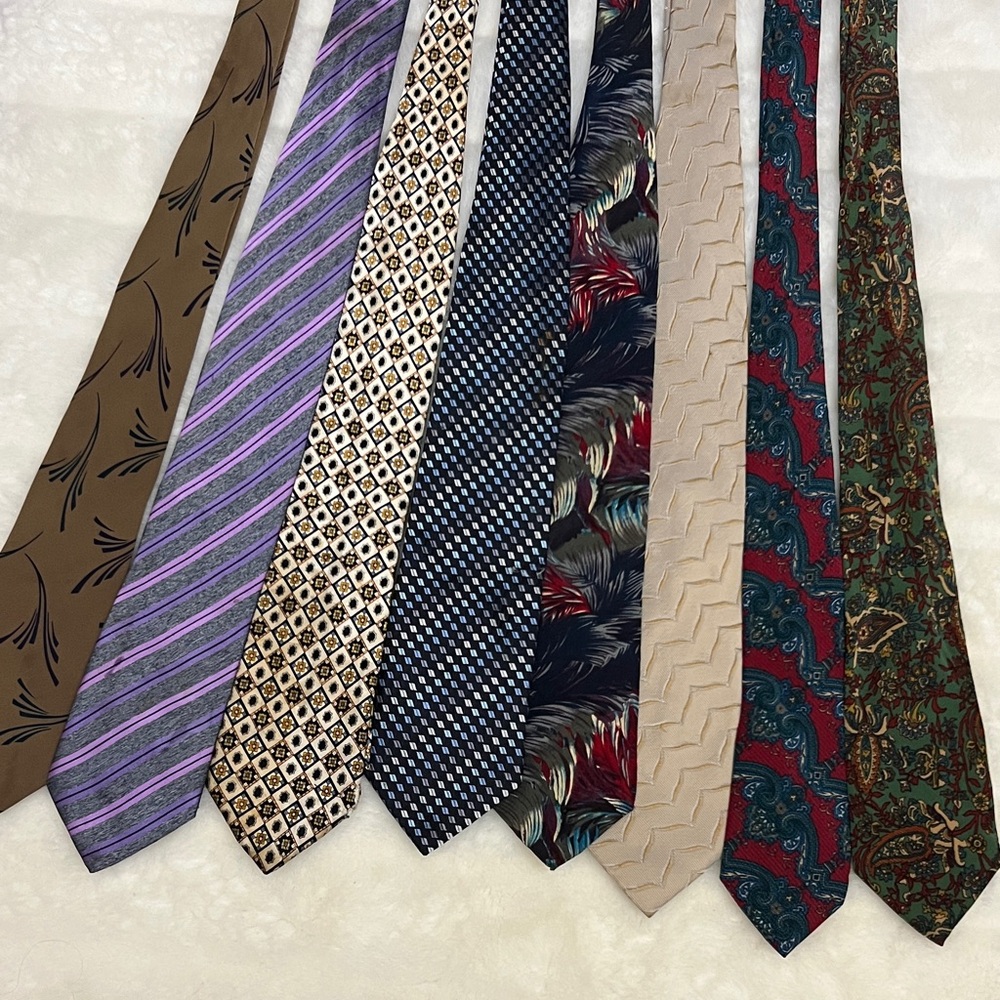 Elegant SILK Men's Tie Set - Multicolor Collection.
